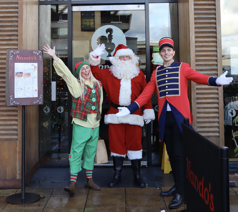 Outside Nandos at Walkergate
