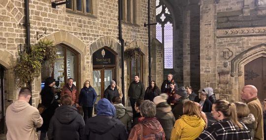 Ghost walk for charity, Durham