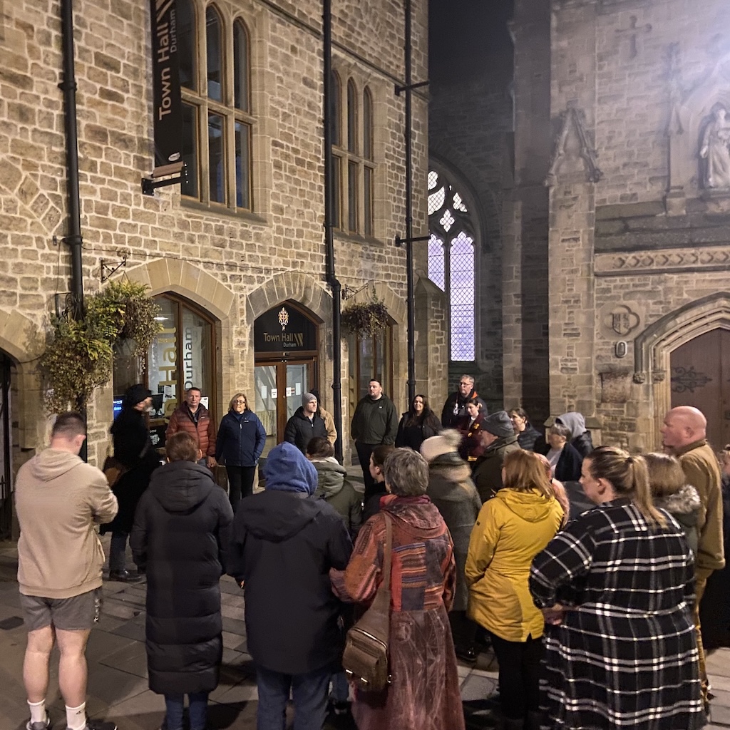 Ghost walk for charity, Durham